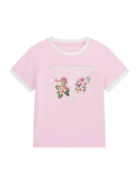 Guess Tricou deschis roz