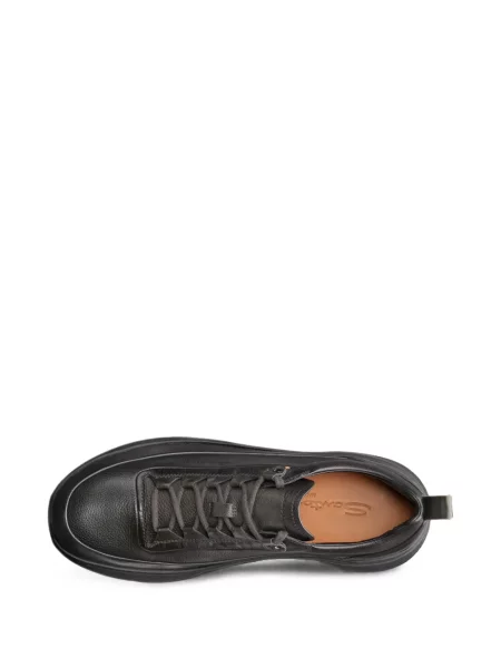Fűzős csipkés sneaker Santoni szürke