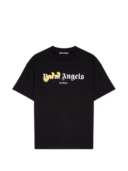 Tricou Palm Angels cu imagine negru