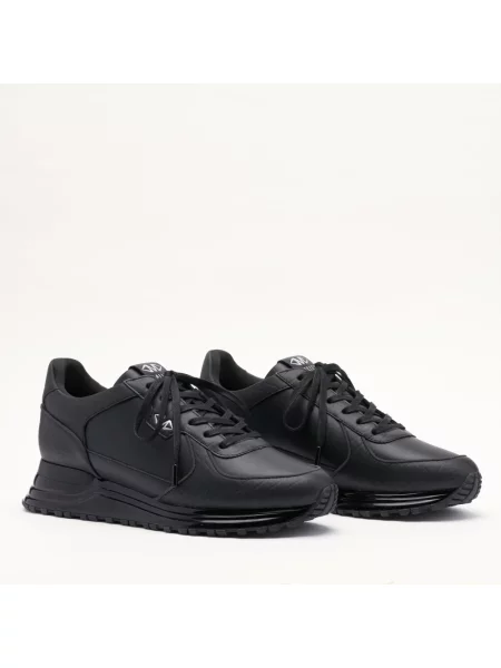 Sneakersy Mallet London skórzane czarne
