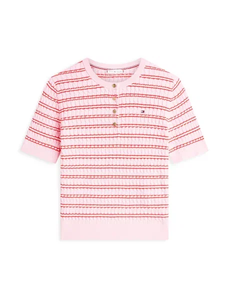 TOMMY HILFIGER Pulover / roșu roz