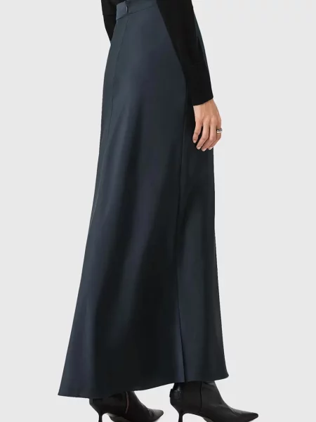 Юбка макси Allsaints черная
