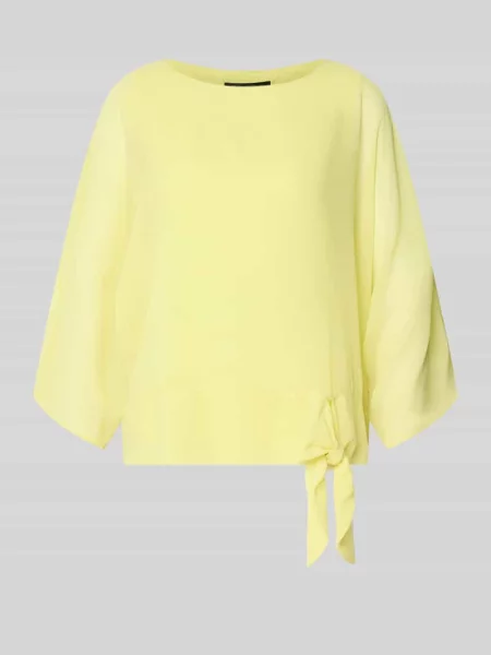 Bluzka o kroju relaxed fit w półprzezroczystym designie Betty Barclay żółta