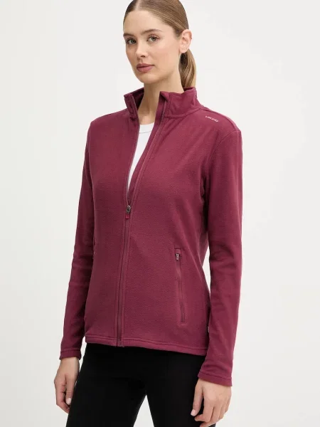 Viking bluza sportowa Tesero gładka bordowy