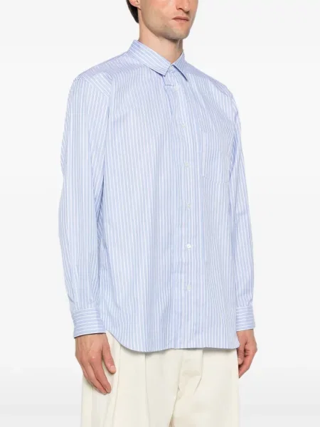 Cămașă Comme Des Garçons Shirt cu dungi albastru
