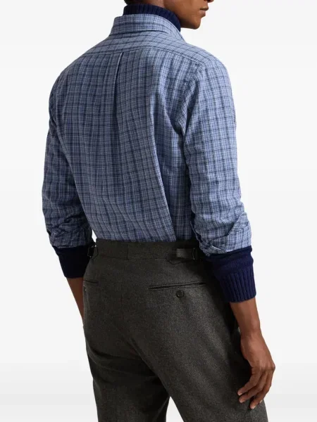 Șapcă Polo Ralph Lauren cu model herringbone din țesătură twill cu imagine albastru