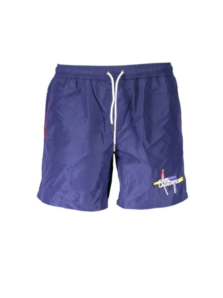 Kąpielówki Karl Lagerfeld Beachwear niebieskie