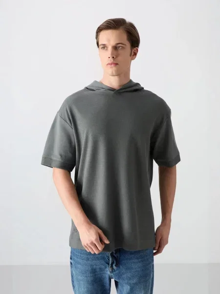 Tommy Life Majica temno siva