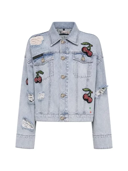 Geacă de blugi Philipp Plein albastru