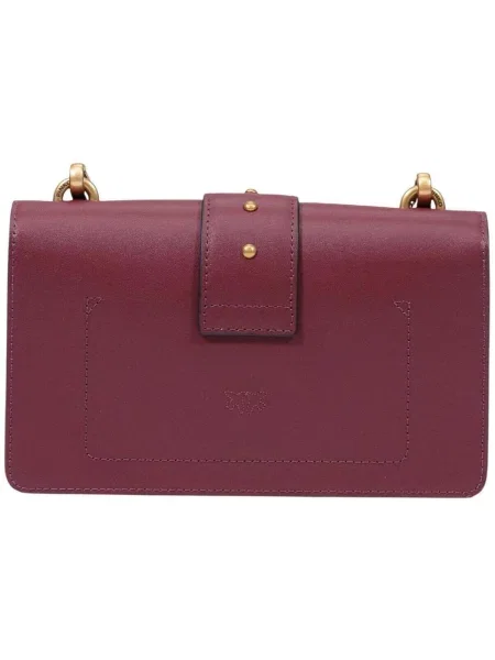 Geanta crossbody Pinko din piele roșu