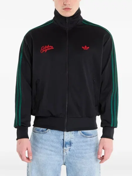 Geacă Adidas alergare negru