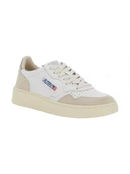 Sneakersy Autry skórzane białe