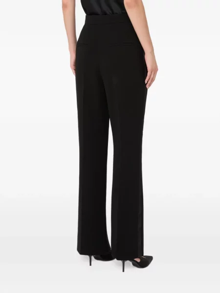 Pantaloni Max Mara din satin negru