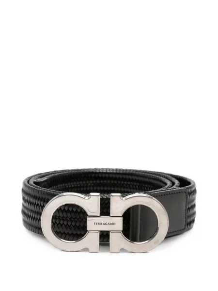 Cu centură curea Ferragamo negru