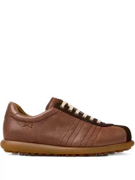 Sneakerși Camper din piele de căprioară maro