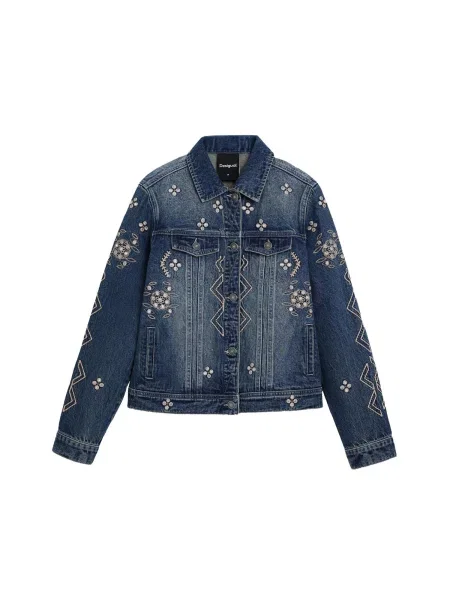 Geacă de blugi Desigual albastru