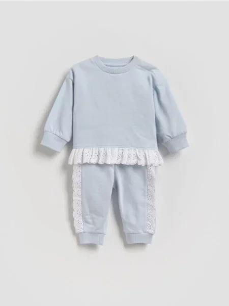 Топ Reserved для бігу блакитний