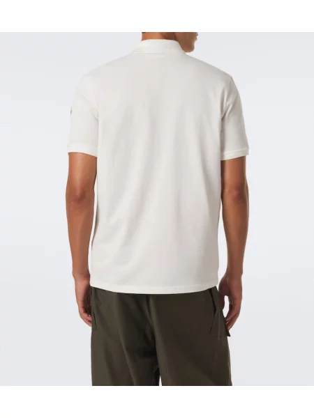 Tricou polo Moncler alb