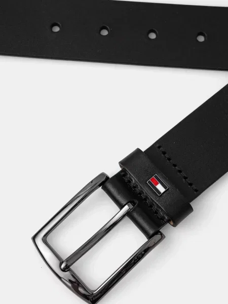 Tommy Hilfiger Pánsky opasok Denton Ext čierna