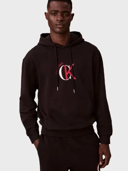 Толстовка Calvin Klein Jeans чорна