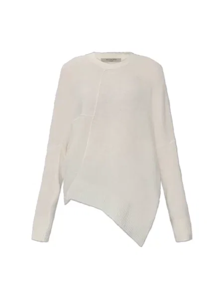 Sweter Allsaints wełniany beżowy