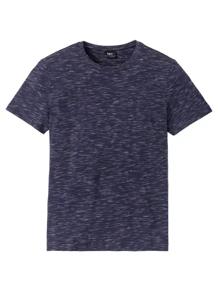 T-shirt regular fit niebieska