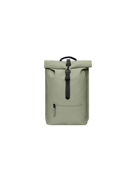 Rains plecak Rolltop Rucksack W3 duży gładki zielony