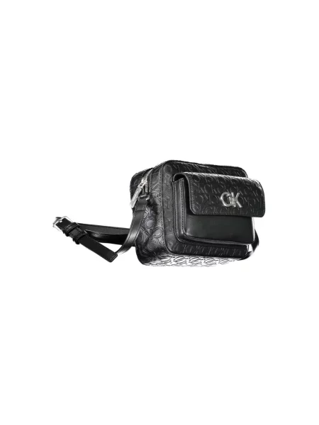 Torebka crossbody Calvin Klein skórzana czarna