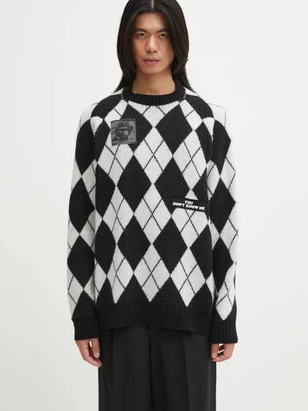 Undercover pulover din amestec de lână Sweater negru