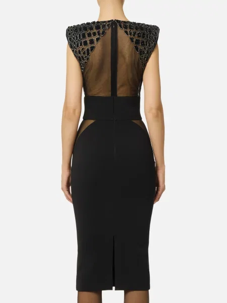 Платье Elisabetta Franchi черное