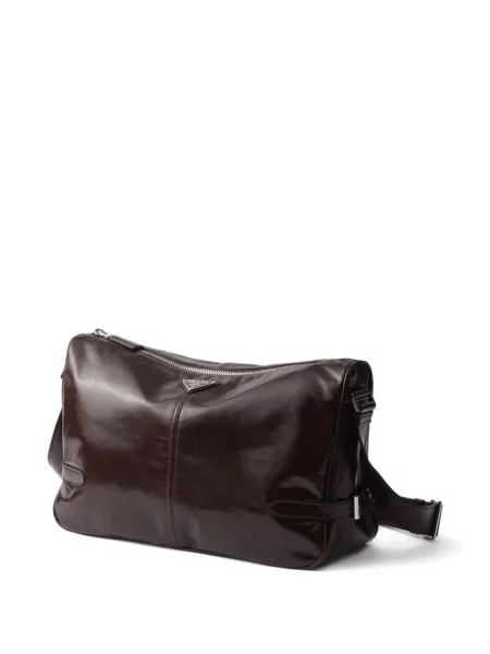 Geantă crossbody Prada din piele maro