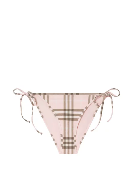 Bikini Burberry w kratę różowe