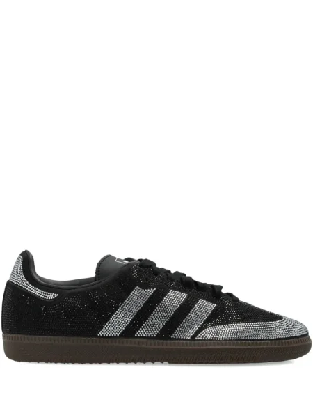 Šněrovací krajkové tenisky Adidas Superstar hnědé