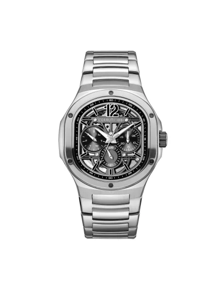 CERRUTI Analogové hodinky Function watch Trento stříbrná