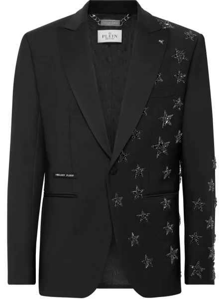 Sacou Philipp Plein de lână negru