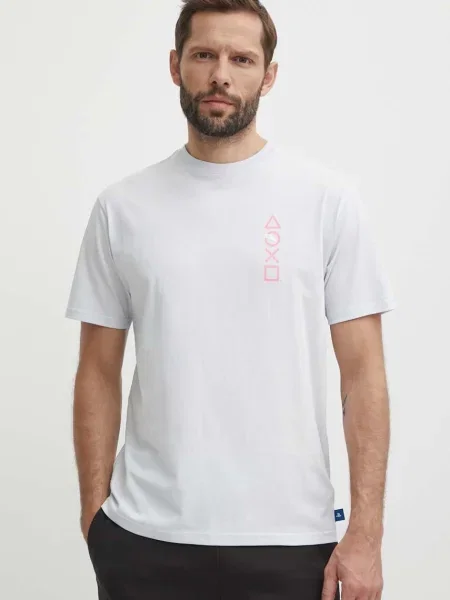Тениска Puma PUMA X PLAYSTATION с принт сиво