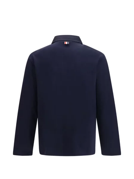 Tricou polo Thom Browne gri