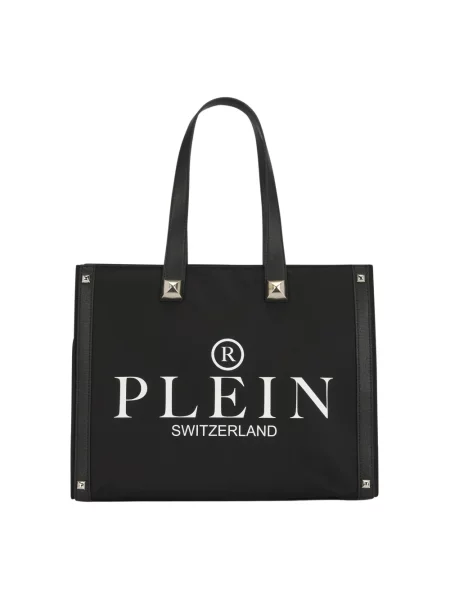 Shopperka Philipp Plein z ćwiekami czarna
