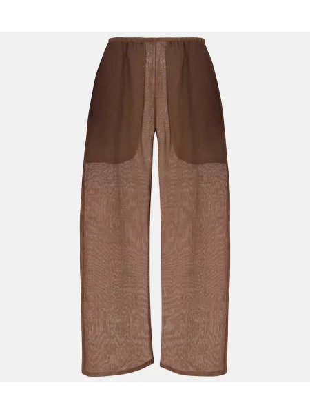 Decupat pantaloni Leset maro