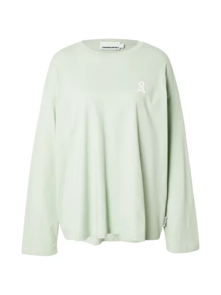 ARMEDANGELS Tričko FIETAA pastelově zelená bílá