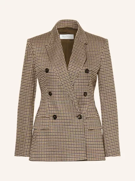 Max Mara Marynarka Mxmeccelso braun beżowa