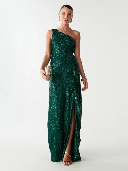 BWLDR Večernja haljina CATIA tamno zelena