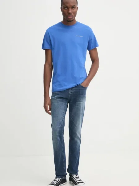 Kavbojke Tommy Jeans modra