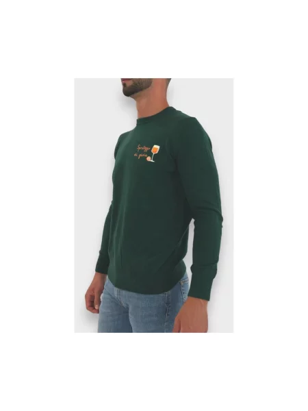 Sweter Saint Barth wełniany zielony