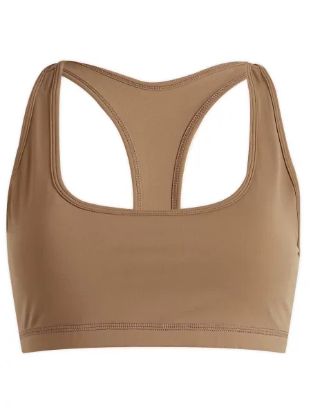 Braletka Adanola z dekoltem w kształcie litery U brązowa