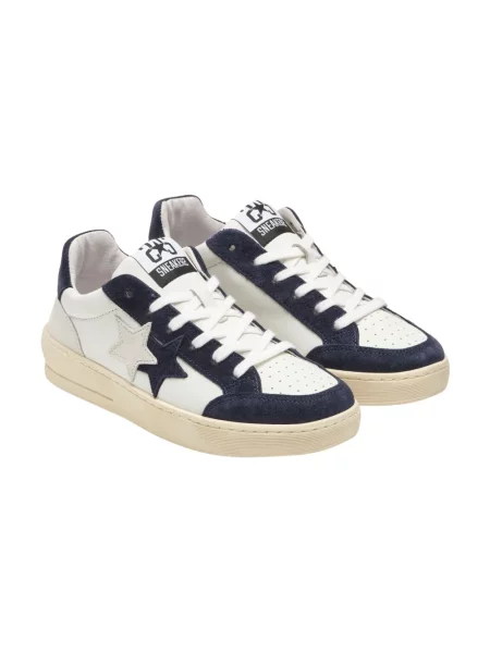 Sneakersy 2star skórzane białe