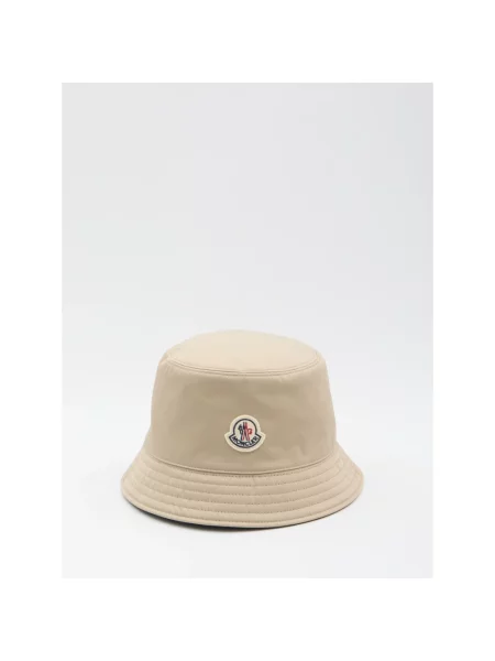Czapka Moncler dwustronna beżowa