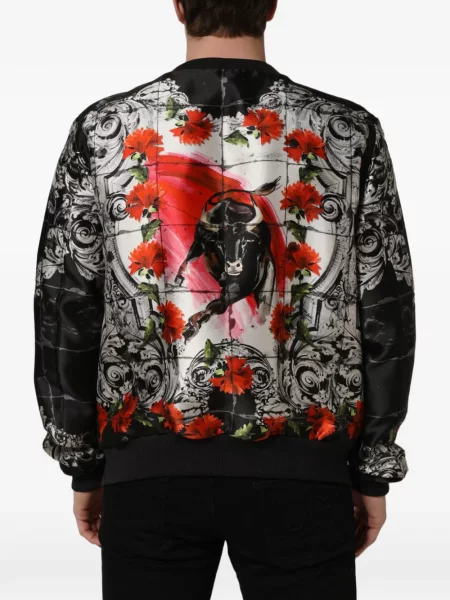 Bomber striukė Dolce & Gabbana juoda