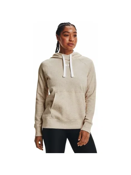 Bluza z kapturem Under Armour polarowa beżowa