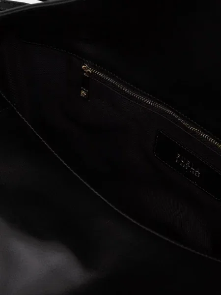 Furla Bőr válltáska Furla Ginevra L fekete
